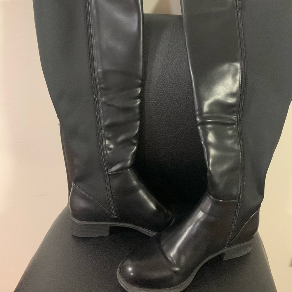 Lane Bryant Over the Knee faux Leather Boots